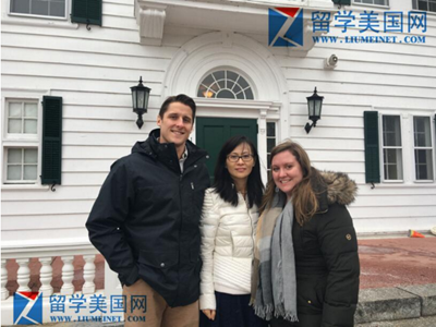 石老師與品果園中學招生主任和老師